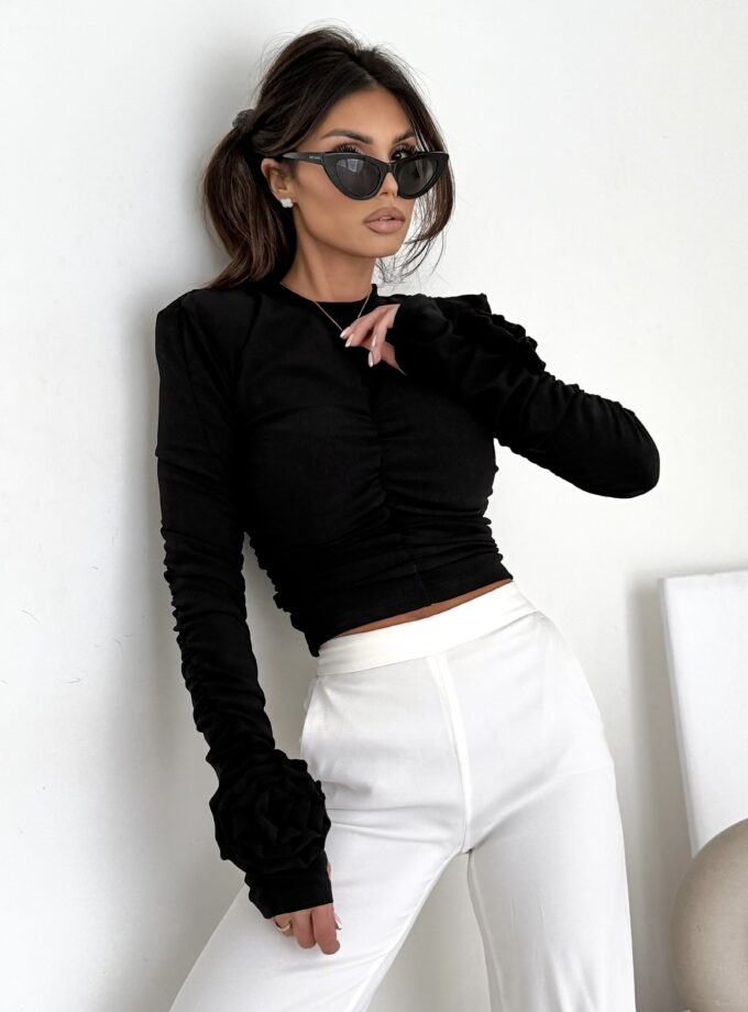 Bluzka VELIA - Czarna